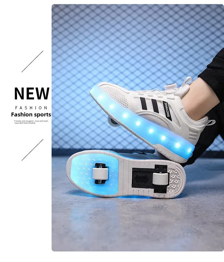 Children's Invisible Four-Wheel Roller Skates Womens' Kids Walking Shoes Men's Kids Scooters Retractable Single Row Wheel Skates Children's Invisible Four-Wheel Roller Skates Womens' Kids Walking Shoes Men's Kids Scooters Retractable Single Row Wheel Skates