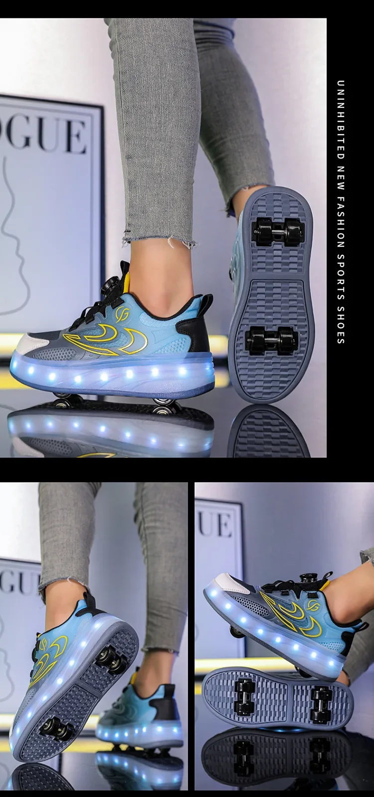 Children's Invisible Four-Wheel Roller Skates Womens' Kids Walking Shoes Men's Kids Scooters Retractable Single Row Wheel Skates Children's Invisible Four-Wheel Roller Skates Womens' Kids Walking Shoes Men's Kids Scooters Retractable Single Row Wheel Skates
