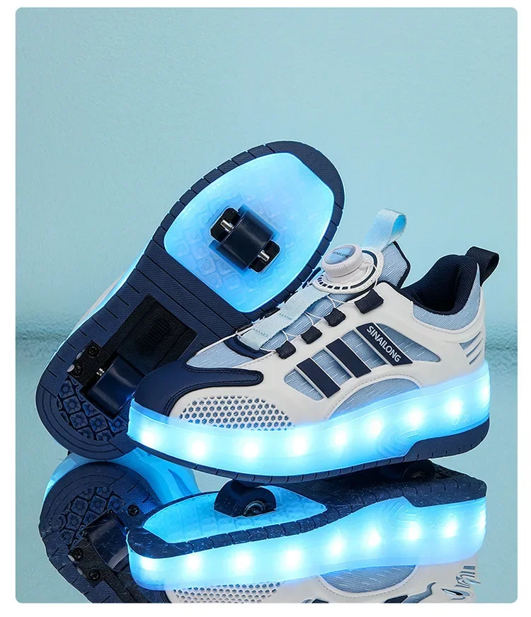 Children's Invisible Four-Wheel Roller Skates Womens' Kids Walking Shoes Men's Kids Scooters Retractable Single Row Wheel Skates Children's Invisible Four-Wheel Roller Skates Womens' Kids Walking Shoes Men's Kids Scooters Retractable Single Row Wheel Skates