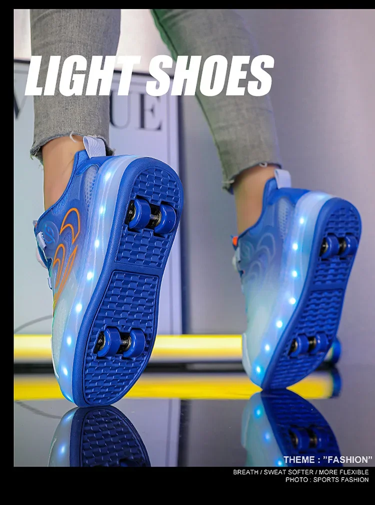 Children's Invisible Four-Wheel Roller Skates Womens' Kids Walking Shoes Men's Kids Scooters Retractable Single Row Wheel Skates Children's Invisible Four-Wheel Roller Skates Womens' Kids Walking Shoes Men's Kids Scooters Retractable Single Row Wheel Skates
