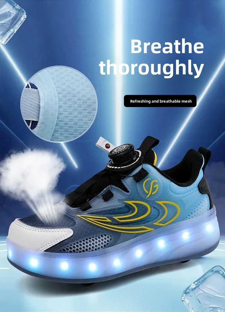 Children's Invisible Four-Wheel Roller Skates Womens' Kids Walking Shoes Men's Kids Scooters Retractable Single Row Wheel Skates Children's Invisible Four-Wheel Roller Skates Womens' Kids Walking Shoes Men's Kids Scooters Retractable Single Row Wheel Skates