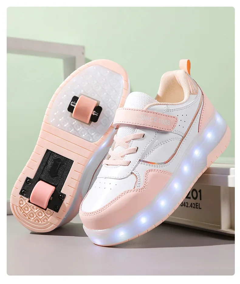 Men's Women's Kids New Quad-Wheel Roller Skates With Wheelbase Scooters Sliding Shoes Four-Wheel Rounds Of Running Shoes Men's Women's Kids New Quad-Wheel Roller Skates With Wheelbase Scooters Sliding Shoes Four-Wheel Rounds Of Running Shoes