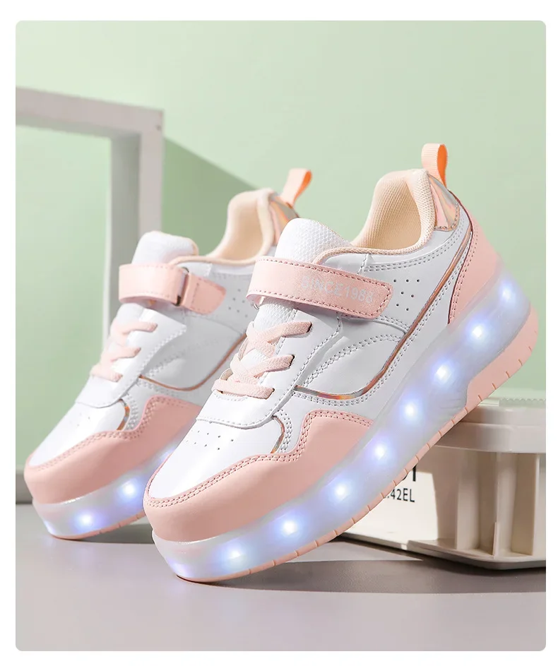 Men's Women's Kids New Quad-Wheel Roller Skates With Wheelbase Scooters Sliding Shoes Four-Wheel Rounds Of Running Shoes Men's Women's Kids New Quad-Wheel Roller Skates With Wheelbase Scooters Sliding Shoes Four-Wheel Rounds Of Running Shoes