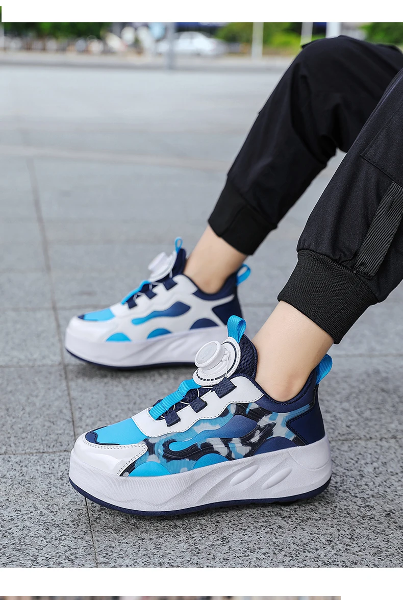 Children Roller Skates Shoes Student Four-wheel Outdoor Detachable Sport Deformation Parkour Runaway Boy Girl Youth Gift 2024 Children Roller Skates Shoes Student Four-wheel Outdoor Detachable Sport Deformation Parkour Runaway Boy Girl Youth Gift 2024