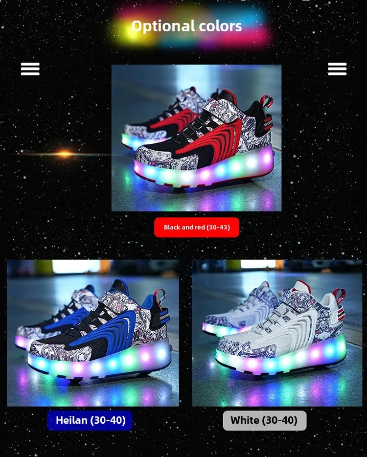 Adjustable Quad Roller Skate Shoes for Girls Age 6-12 Double Wheel Four-Wheel Inline Skates High Aesthetic Value with Wheels