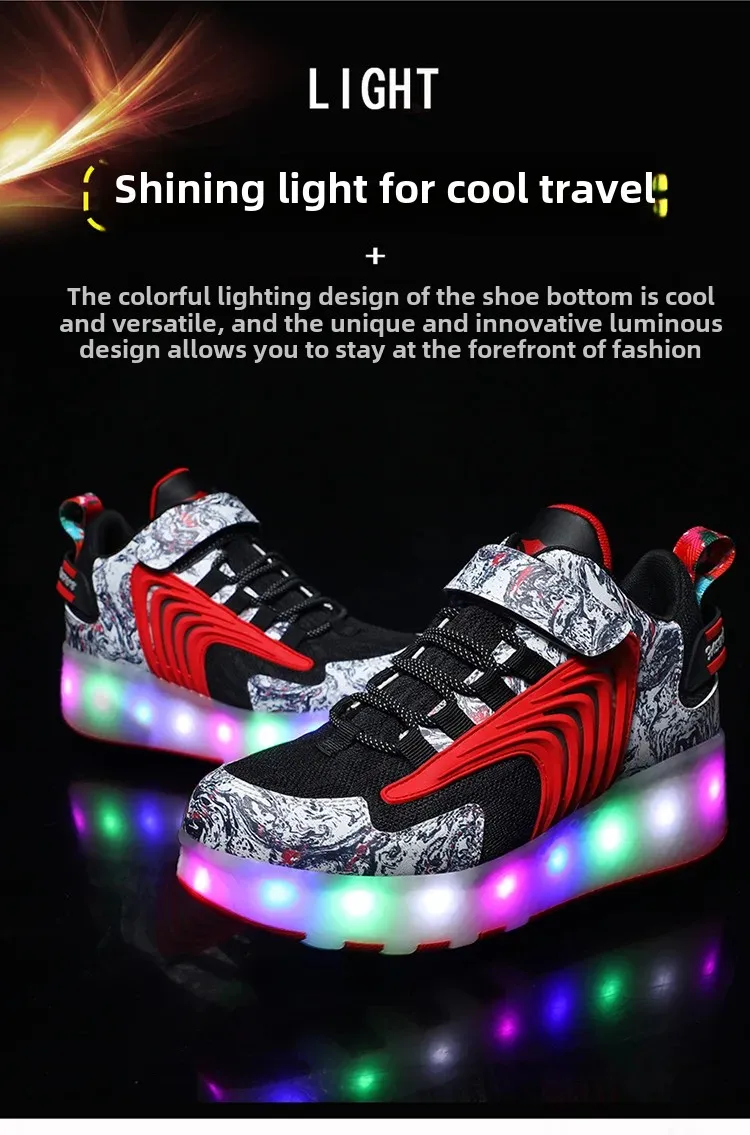Adjustable Quad Roller Skate Shoes for Girls Age 6-12 Double Wheel Four-Wheel Inline Skates High Aesthetic Value with Wheels