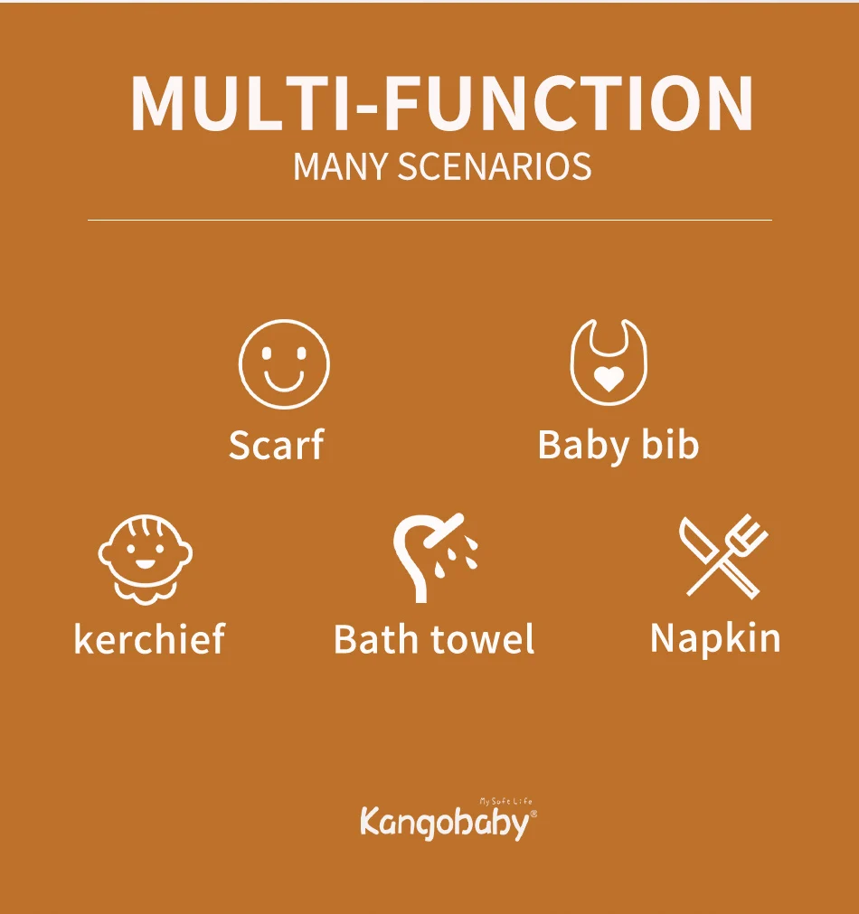 Kangobaby #My Soft Life# 2pcs Set 100% Cotton Baby Muslin Swaddle Blanket Newborn Bath Towel Infant Wrap Kangobaby #My Soft Life# 2pcs Set 100% Cotton Baby Muslin Swaddle Blanket Newborn Bath Towel Infant Wrap