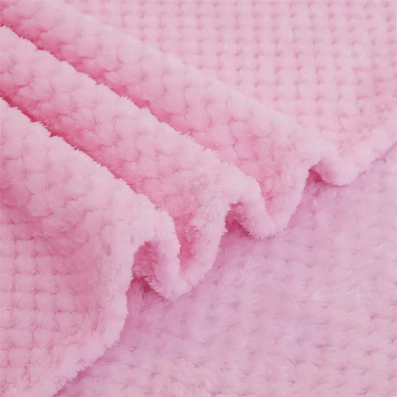 Baby Blanket Soft Fleece Infant Thick Quilt Bedding Swaddle Wrap Blanket Warm Newborn Stroller Sleep Cover Nursery Thermal Gift