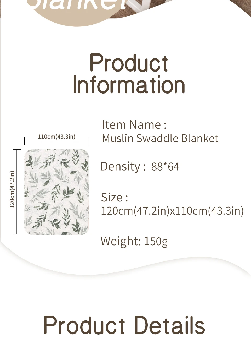 Elinfant 100% cotton 120*110cm 2 Layers Newborn Baby Bath Towel Wrap Muslin Swaddle Blankets Wholesale Dropshipping Elinfant 100% cotton 120*110cm 2 Layers Newborn Baby Bath Towel Wrap Muslin Swaddle Blankets Wholesale Dropshipping