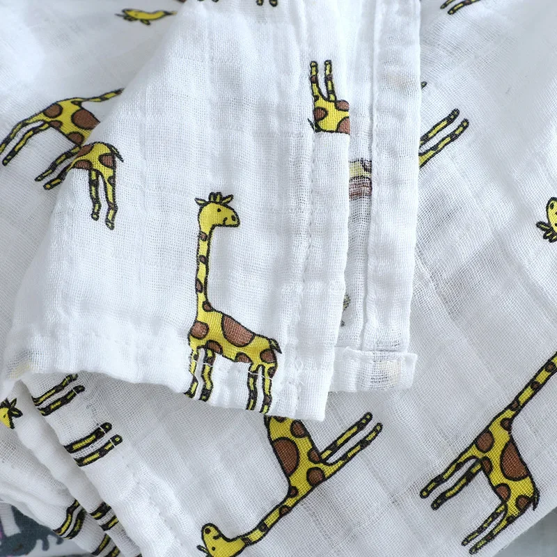 110X110CM Muslin Blanket Cotton Baby Swaddle Soft Newborn Blanket Bath Towel Gauze Infant Boy Girl Wrap Sleepsack Stroller Cover 110X110CM Muslin Blanket Cotton Baby Swaddle Soft Newborn Blanket Bath Towel Gauze Infant Boy Girl Wrap Sleepsack Stroller Cover