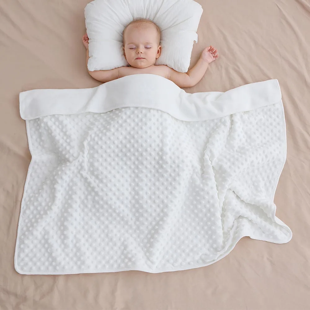 Baby Stroller Receiving Blankets for Newborns Infant Toddler Boys Muslin Swaddle Blanket Soft Warm Thermal Fleece Blanket Covers