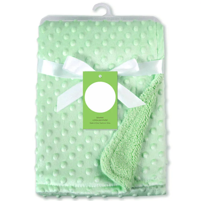 Baby Stroller Receiving Blankets for Newborns Infant Toddler Boys Muslin Swaddle Blanket Soft Warm Thermal Fleece Blanket Covers