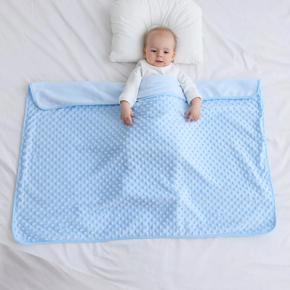 Baby Stroller Receiving Blankets for Newborns Infant Toddler Boys Muslin Swaddle Blanket Soft Warm Thermal Fleece Blanket Covers