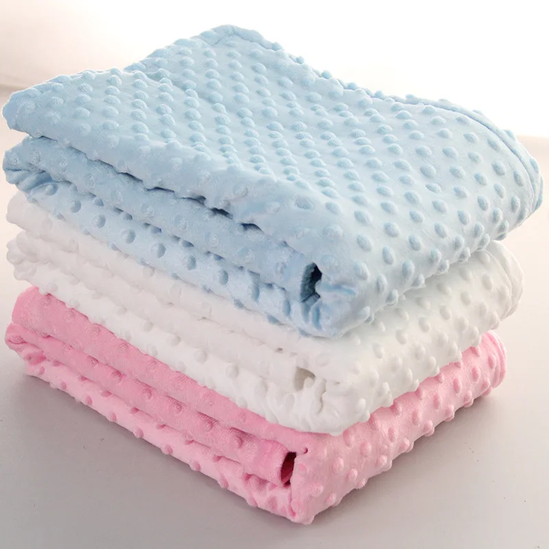 Baby Stroller Receiving Blankets for Newborns Infant Toddler Boys Muslin Swaddle Blanket Soft Warm Thermal Fleece Blanket Covers