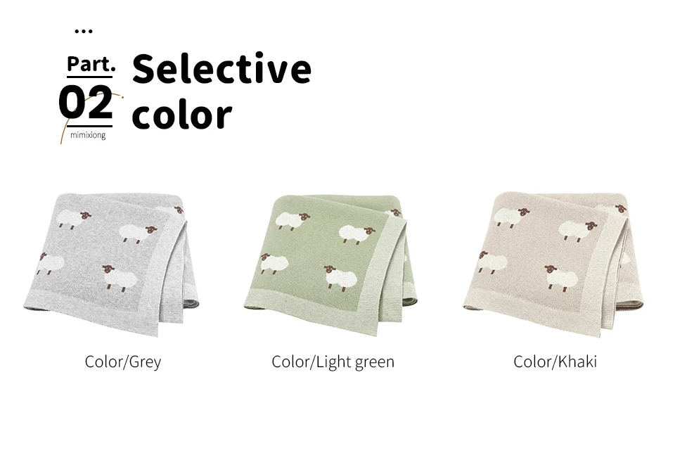 Baby Cotton Blankets Knitted Newborn Boys Girls Stroller Nursery Swaddle Wrap Cuddle Quilts 90*70cm Infant Toddler Receiving Mat
