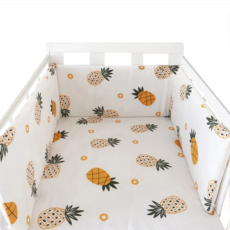 Nordic Stars Baby Bed Thicken Bumpers Zipper Design One-piece Crib Around Cushion Cot Protector Pillows 200*30 CM Nordic Stars Baby Bed Thicken Bumpers Zipper Design One-piece Crib Around Cushion Cot Protector Pillows 200*30 CM