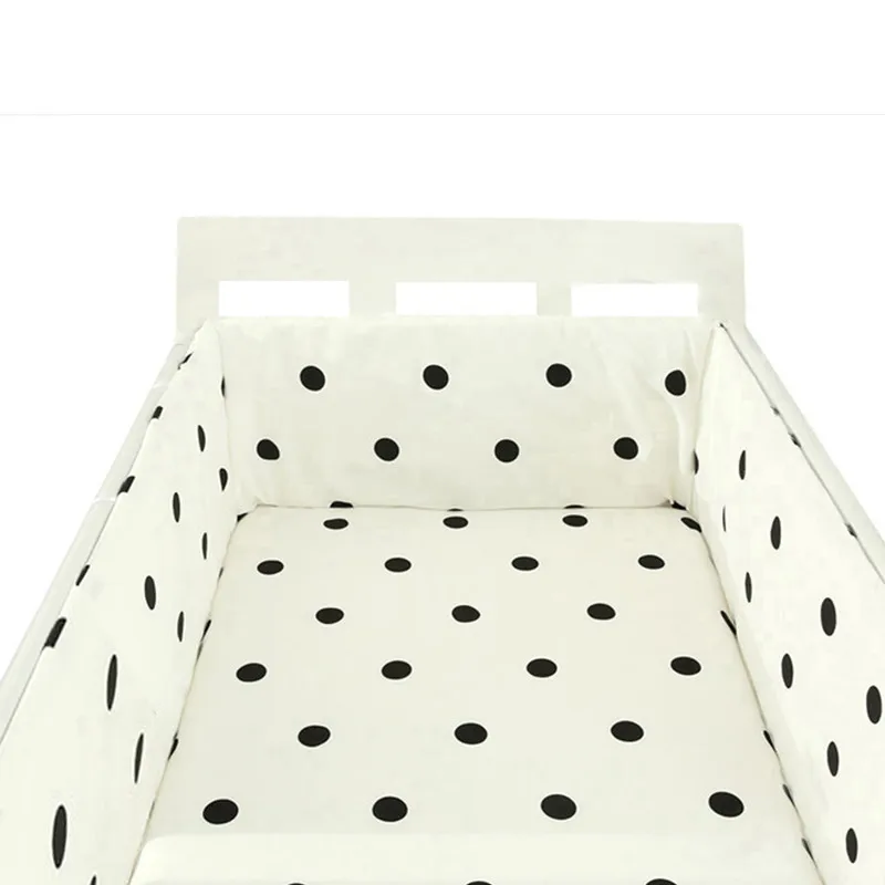 Nordic Stars Baby Bed Thicken Bumpers Zipper Design One-piece Crib Around Cushion Cot Protector Pillows 200*30 CM Nordic Stars Baby Bed Thicken Bumpers Zipper Design One-piece Crib Around Cushion Cot Protector Pillows 200*30 CM