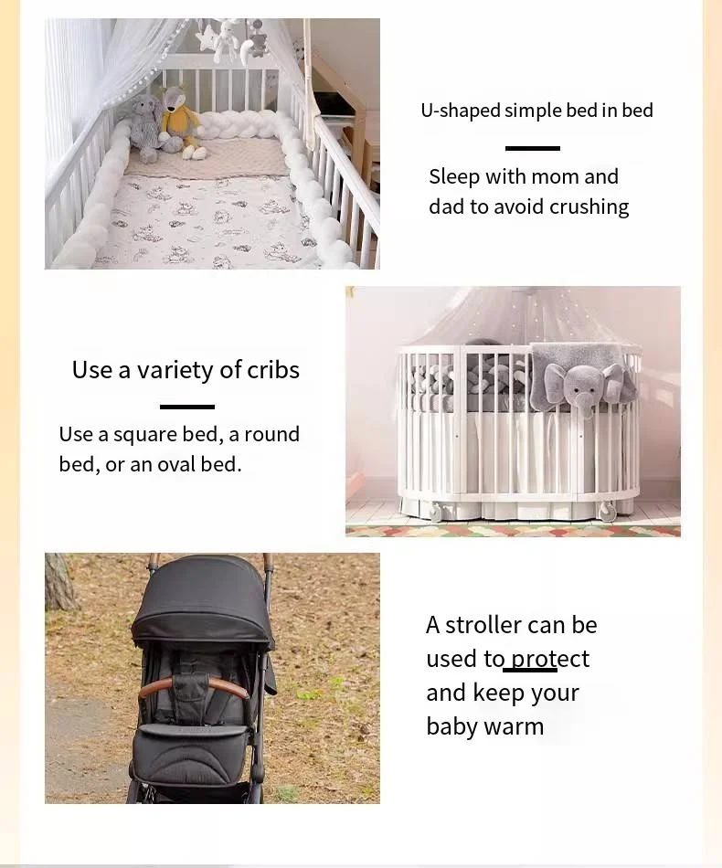 2M 3M Baby Bumper Crib Protector Mobile Baby Bed Cushion Set Bule Colour for Infant Room Decor 2023 Free Shiping Baby Cot Bumper