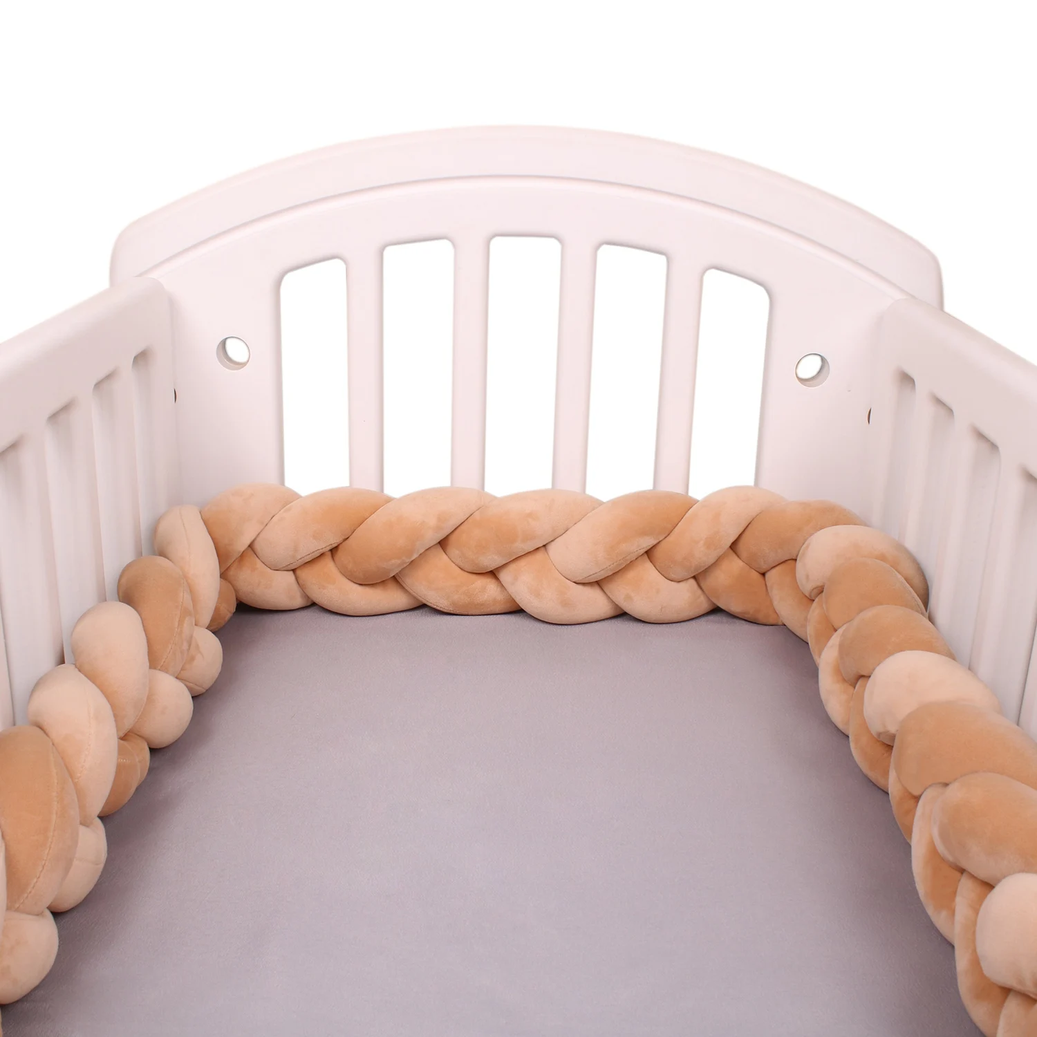 1-4 M Baby Bed Protector Infant Cradle Pillow Cushion Braid Knot Bumper Crib Bumper Room Decor Tresse Tour De Lit Bebe 1-4 M Baby Bed Protector Infant Cradle Pillow Cushion Braid Knot Bumper Crib Bumper Room Decor Tresse Tour De Lit Bebe