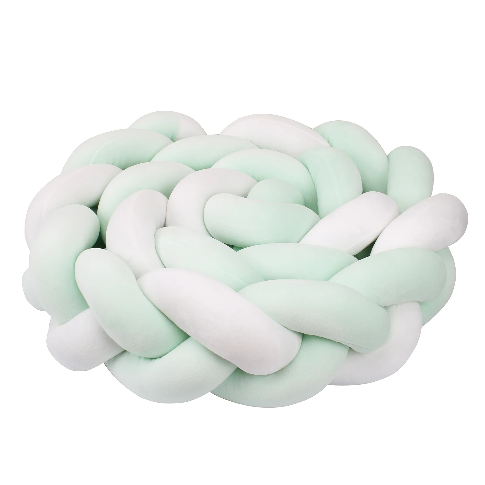 1-4 M Baby Bed Protector Infant Cradle Pillow Cushion Braid Knot Bumper Crib Bumper Room Decor Tresse Tour De Lit Bebe 1-4 M Baby Bed Protector Infant Cradle Pillow Cushion Braid Knot Bumper Crib Bumper Room Decor Tresse Tour De Lit Bebe