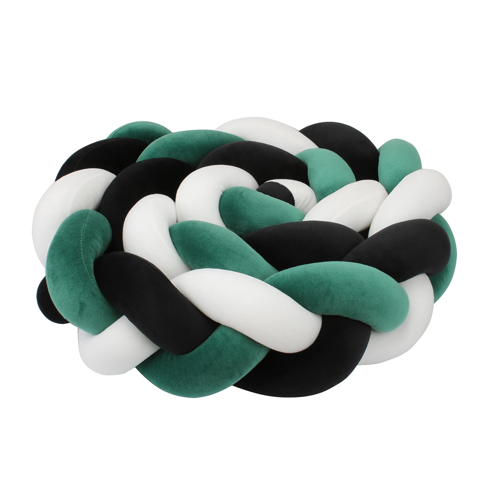 1-4 M Baby Bed Protector Infant Cradle Pillow Cushion Braid Knot Bumper Crib Bumper Room Decor Tresse Tour De Lit Bebe 1-4 M Baby Bed Protector Infant Cradle Pillow Cushion Braid Knot Bumper Crib Bumper Room Decor Tresse Tour De Lit Bebe