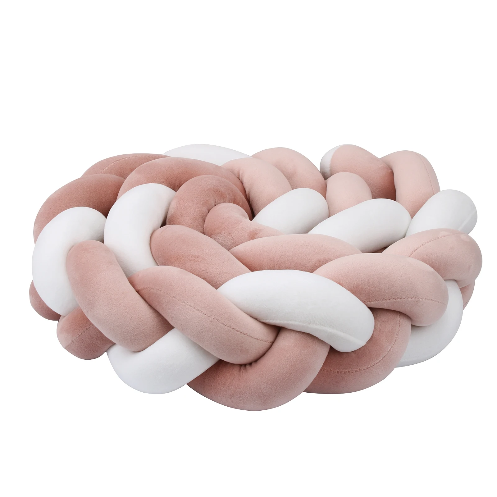 1-4 M Baby Bed Protector Infant Cradle Pillow Cushion Braid Knot Bumper Crib Bumper Room Decor Tresse Tour De Lit Bebe 1-4 M Baby Bed Protector Infant Cradle Pillow Cushion Braid Knot Bumper Crib Bumper Room Decor Tresse Tour De Lit Bebe