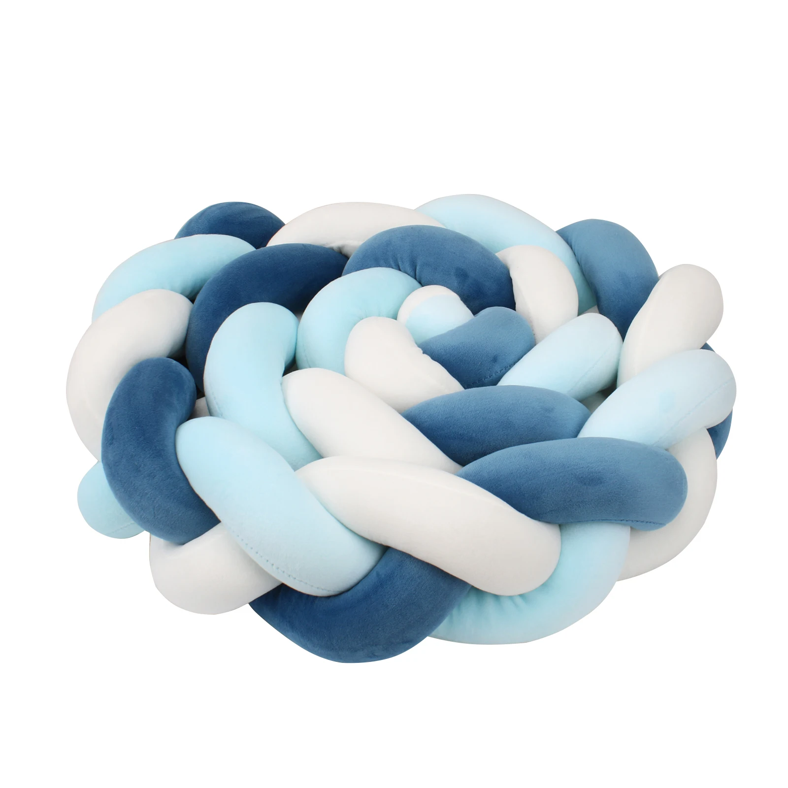 1-4 M Baby Bed Protector Infant Cradle Pillow Cushion Braid Knot Bumper Crib Bumper Room Decor Tresse Tour De Lit Bebe 1-4 M Baby Bed Protector Infant Cradle Pillow Cushion Braid Knot Bumper Crib Bumper Room Decor Tresse Tour De Lit Bebe