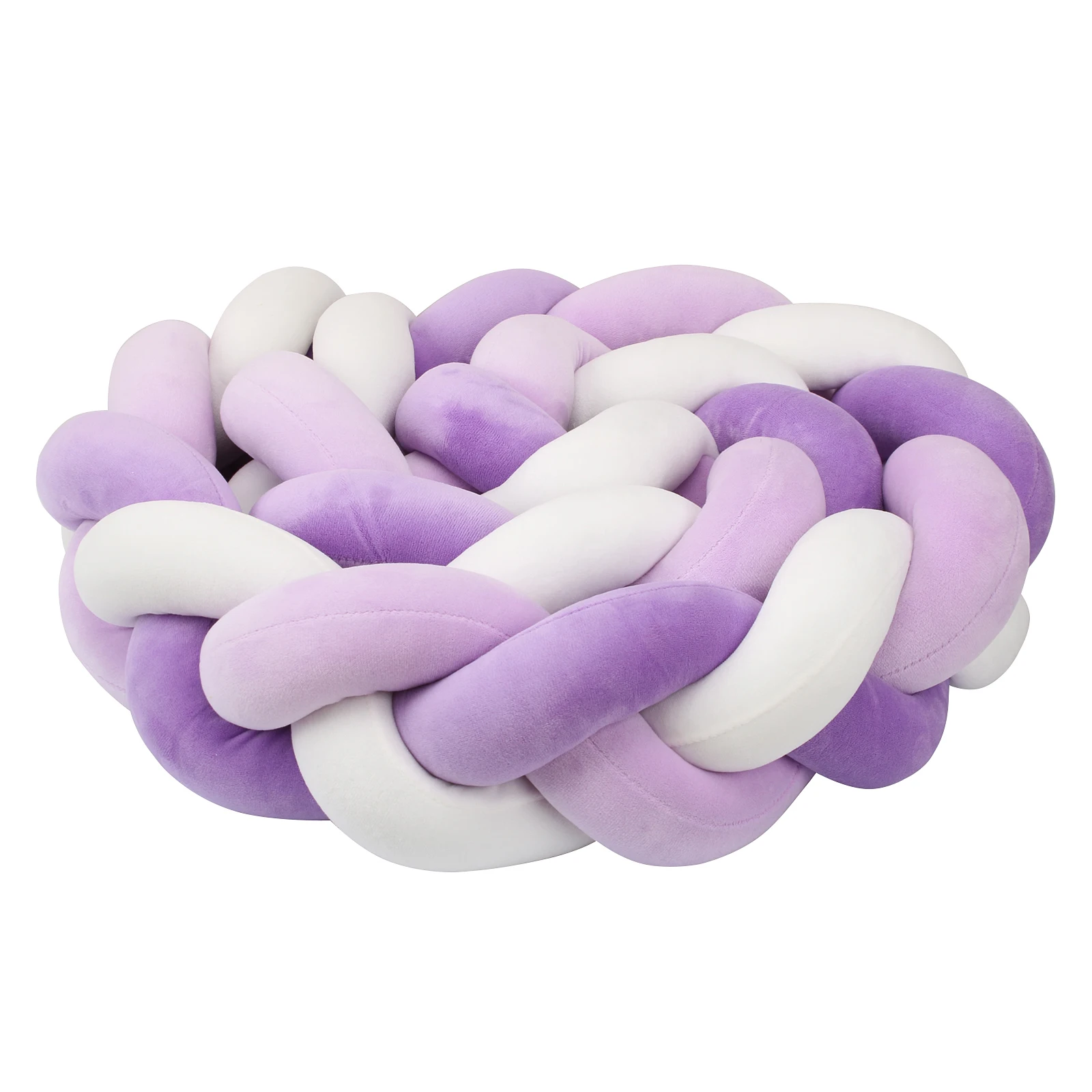 1-4 M Baby Bed Protector Infant Cradle Pillow Cushion Braid Knot Bumper Crib Bumper Room Decor Tresse Tour De Lit Bebe 1-4 M Baby Bed Protector Infant Cradle Pillow Cushion Braid Knot Bumper Crib Bumper Room Decor Tresse Tour De Lit Bebe