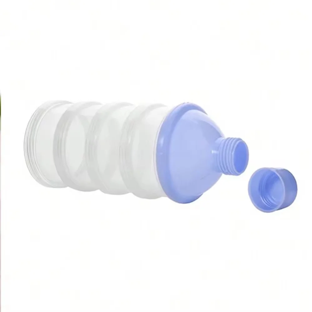 4 compartment portable milk powder box container toddler baby snack food storage box formula milk dispenser milk powder bottle