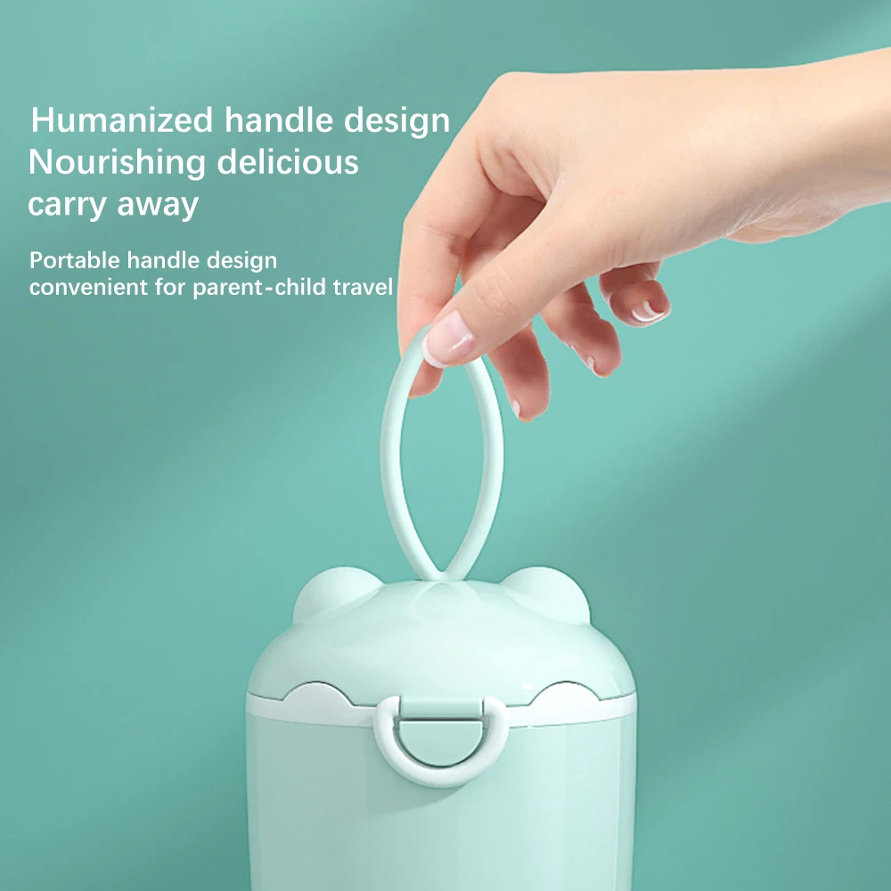 Milk Powder Box Baby Milk Powder Portable Cute Pig Food Storage Box Essential Cereal Infant Toddle Snacks Container NO BPA