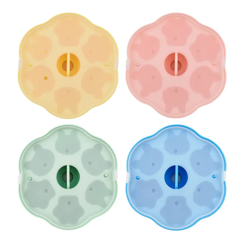Baby Cartoon Food Container Infant Fruit Breast Milk Storage Box Freezer Crisper Baby Food Container Storage Formula Dispenser