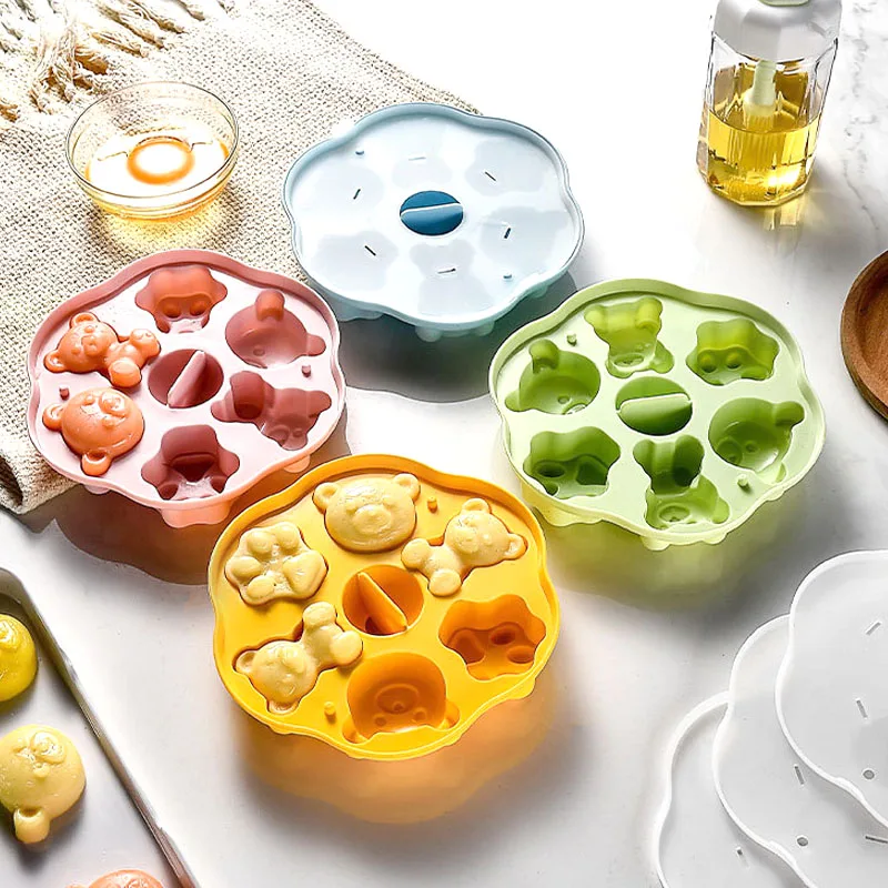 Baby Cartoon Food Container Infant Fruit Breast Milk Storage Box Freezer Crisper Baby Food Container Storage Formula Dispenser