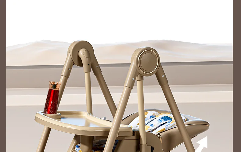Multifunction Children Dining Chair Adjustable 2-in-1 Smooth Cardan Wheel Foldable Toddler Reclining Chair Highchair for Baby Multifunction Children Dining Chair Adjustable 2-in-1 Smooth Cardan Wheel Foldable Toddler Reclining Chair Highchair for Baby
