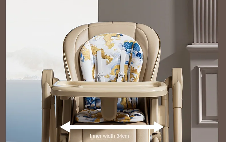 Multifunction Children Dining Chair Adjustable 2-in-1 Smooth Cardan Wheel Foldable Toddler Reclining Chair Highchair for Baby Multifunction Children Dining Chair Adjustable 2-in-1 Smooth Cardan Wheel Foldable Toddler Reclining Chair Highchair for Baby