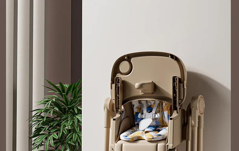 Multifunction Children Dining Chair Adjustable 2-in-1 Smooth Cardan Wheel Foldable Toddler Reclining Chair Highchair for Baby Multifunction Children Dining Chair Adjustable 2-in-1 Smooth Cardan Wheel Foldable Toddler Reclining Chair Highchair for Baby