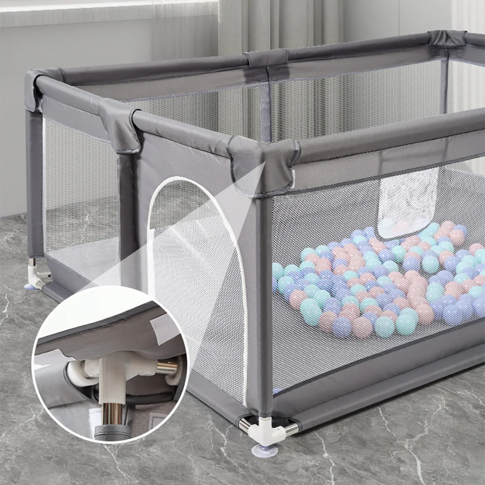 Huge Extra Large Baby Playpen | 120x120x60CM Portable & Foldable Infant Play Yard