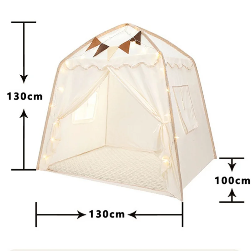 Kids Play Tent for Boys Girls Princess Castle Playhouse Indoor Outdoor Children's Toy House for Toddlers Tent Gift