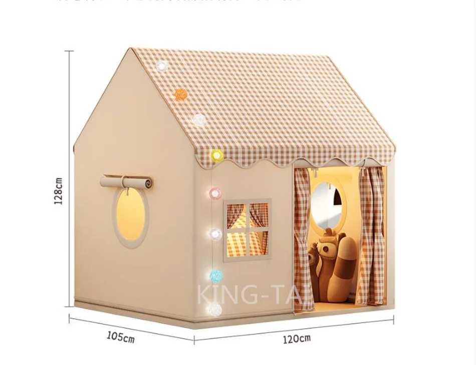 Children Play Tent Princess Castle House Child Room Cartoon Indoor Outdoor Playhouse Folding Decor Tent Toy Christmas Gift Girls
