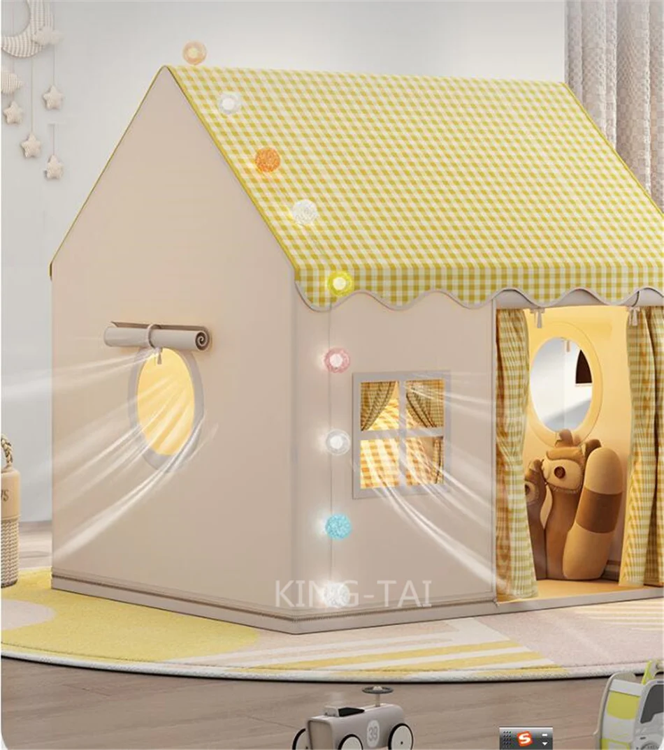 Children Play Tent Princess Castle House Child Room Cartoon Indoor Outdoor Playhouse Folding Decor Tent Toy Christmas Gift Girls