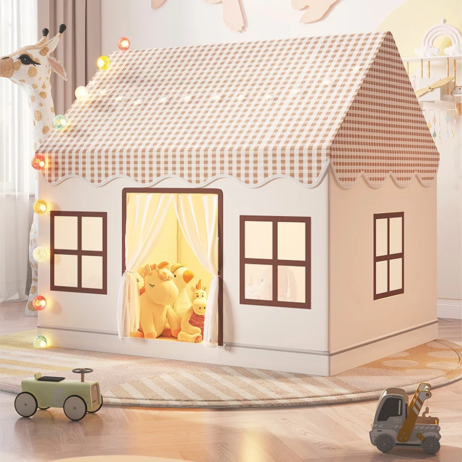 INS Style Kids Play Tent Indoor Princess Castle & Dream House Toy for Boys Girls Portable Baby Game Room Cottage Cute Gift