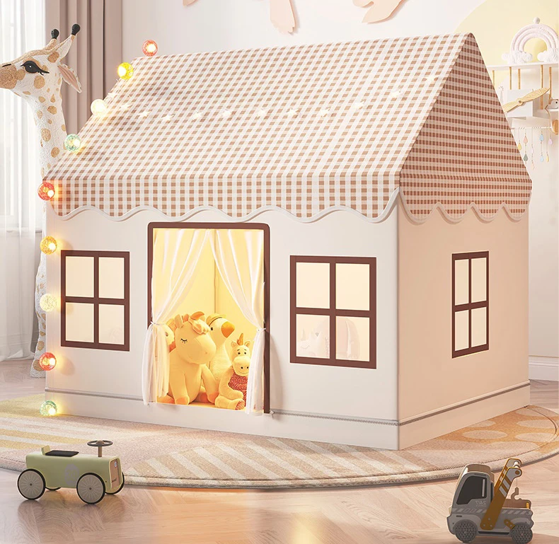 INS Style Kids Play Tent Indoor Princess Castle & Dream House Toy for Boys Girls Portable Baby Game Room Cottage Cute Gift