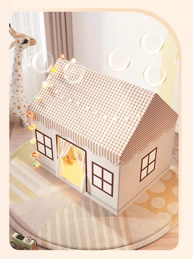 INS Style Kids Play Tent Indoor Princess Castle & Dream House Toy for Boys Girls Portable Baby Game Room Cottage Cute Gift
