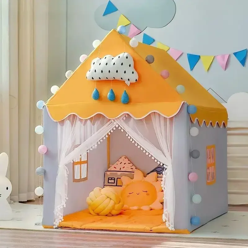 3 Color Baby Tent Portable Folding Secret Haven Children's Girls Boys Play House Indoor Outdoor Princess House Shelter Toy Tents