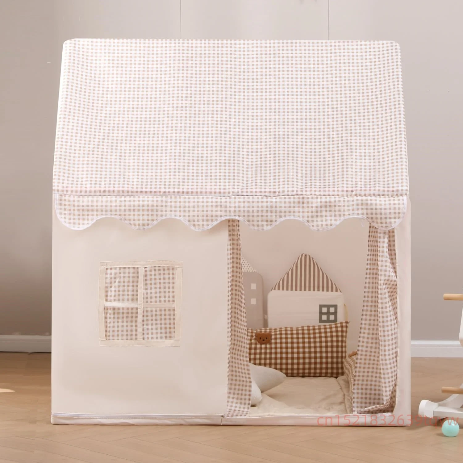 Children Play Tent with Star Lights Boys Girls Princess Toys Small House Outdoor Toddler Playhouse Castle Cubby Kid Play house